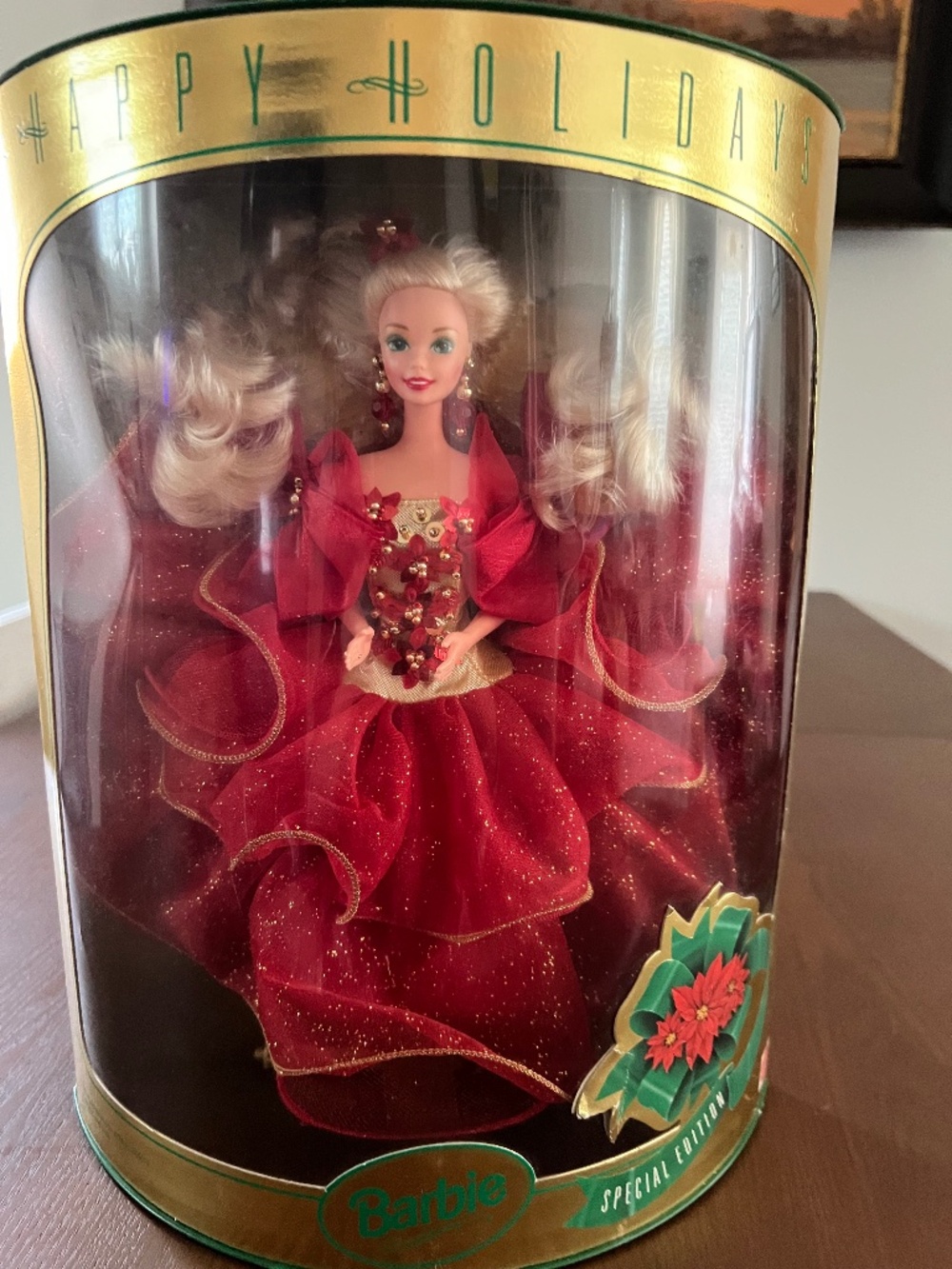 1995 Happy Holidays Barbie Special Edition #14123 Mattel NRFB